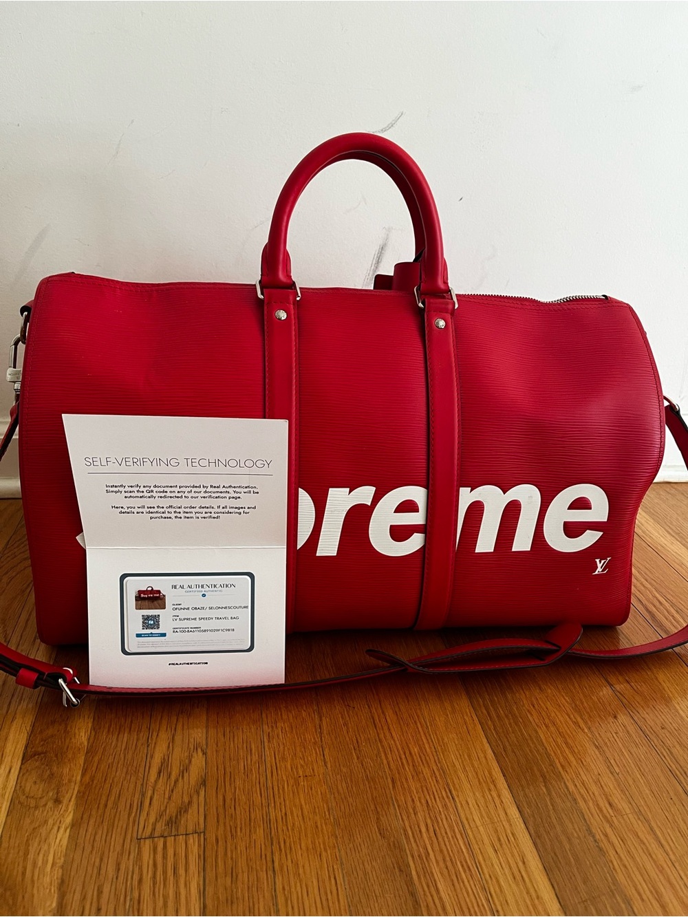 Louis Vuitton x Supreme Epi Leather Bag Preowned